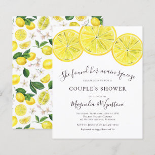 Budget Lemons Paret Shower Inbjudan