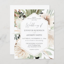 Budget LG Text Boho Eucalyptus Handflatan Blommigt