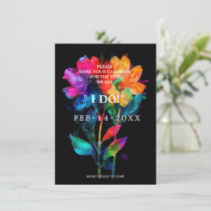 Budget🌈 LGBTQ Blommor och Stolthet Spara Datumet