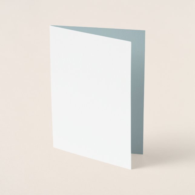 BUDGET Light Sage Grönt Monochrome Bröllop Folierat Kort (Framsida)