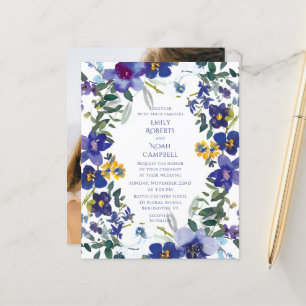 Budget Lila & Vita Orkidé Blommig Bröllop