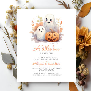 Budget Lille Boo Spöken Pumpa Höst Bebis Shower