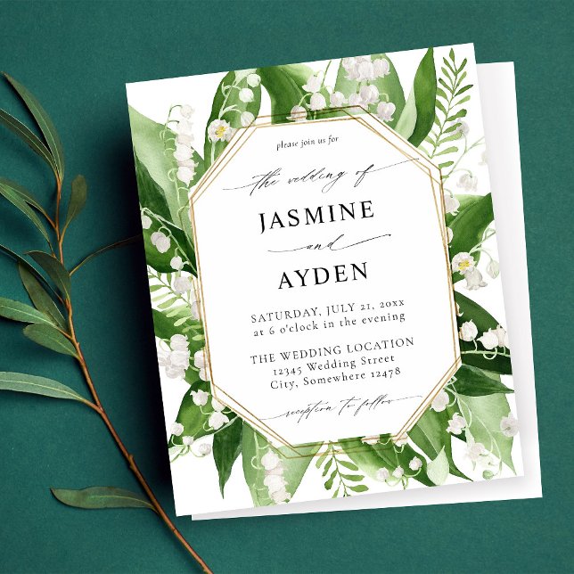 Budget Lily i Valley White Blommigt Bröllop (Skapare uppladdad)