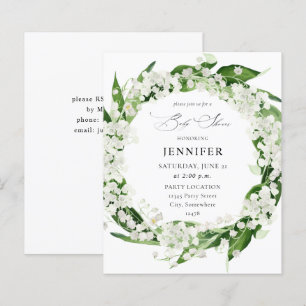 Budget Lily of the Valley Blommigt Baby Shower