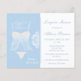 Budget Lingerie Bachelorette-partiets inbjudan