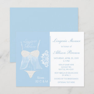 Budget Lingerie Bachelorette-partiets inbjudan