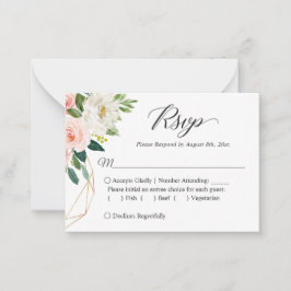 Budget - liten Bröllop OSA | Rosan Flowers Anteckningskort