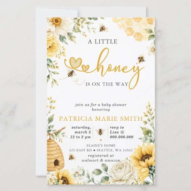 Budget Little Honey Bee Babyfirande (Framsida)