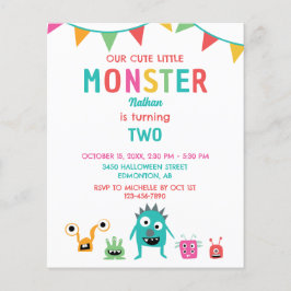 Budget Little Monster Birthday Boy Halloween