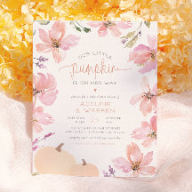 Budget Little Pumpkin Fall Blommigt Girl Baby Show
