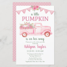 Budget Little Pumpkin Girl Baby Sprinkle