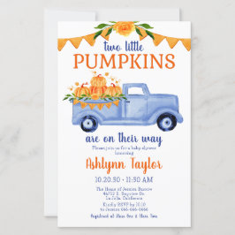 Budget Little Pumpkin Twin Boy Shower