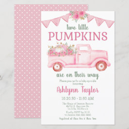 Budget Little Pumpkin Twin Girl Baby Sprinkle