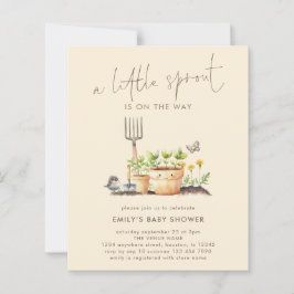 Budget Little Sprout Garden Beige Baby Shower