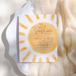 Budget Little Sunshine Gender Neutral Baby Shower