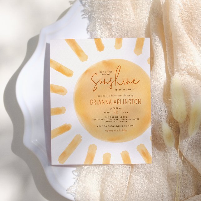 Budget Little Sunshine Gender Neutral Baby Shower (Skapare uppladdad)