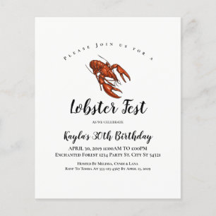 Budget Lobster Fest-inbjudningar