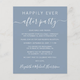 Budget lyckligtvis allt efter bröllopsinbjudan