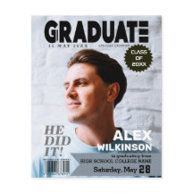 BUDGET Magasinets omslagsstyling Guy Grad-meddelan