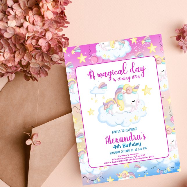 Budget Magisk Enhörning Regnbåge Födelsedagsfest (Skapare uppladdad)