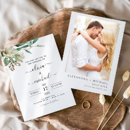 Budget Magnolia Eucalyptus Photo Greenery Bröllop