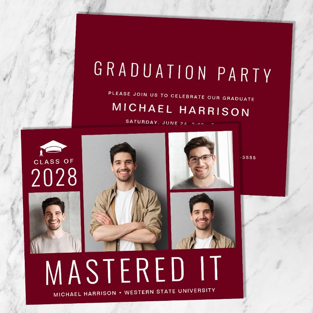 Budget Masters Degree Foto Examen Fest (Skapare uppladdad)