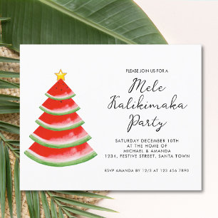 Budget Mele Kalikimaka Fest Inbjudan