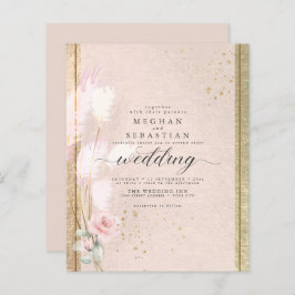 Budget, men vacker lyx Rosa Pampas Grass