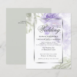 Budget men vacker Rustic Lavender Ro