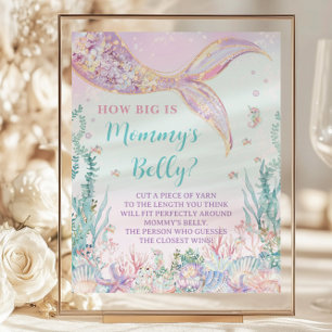 Budget Mermaid Baby Hur stor är mammas mage spel
