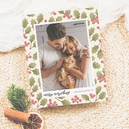 Budget Merry All jul Holly Photo