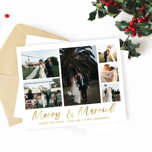 Budget Merry & Married Guld Multi Photo (Skapare uppladdad)