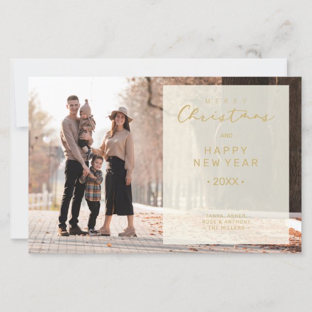 Budget Merry Xmas Transparency Overlay Photo  (Framsida)