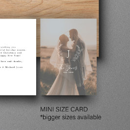 Budget MINI STORLEK fotoövertäckning av nyligen ti Anteckningskort