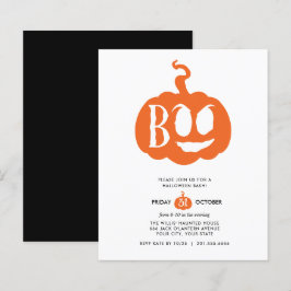 BUDGET Minimalist BOO Halloween Kalasfest