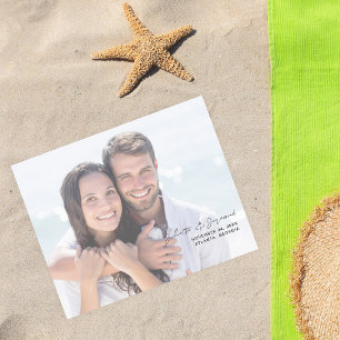Budget Minimalist Chic Foto H Spara datum 2W Flygblad