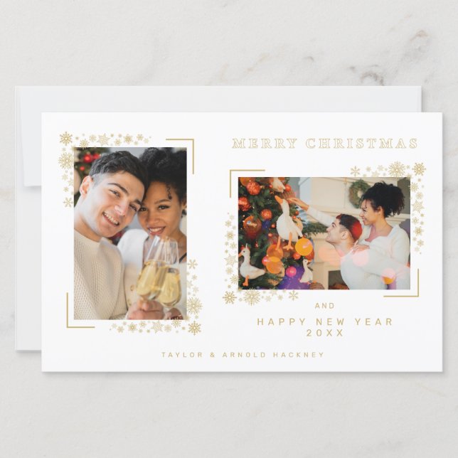 Budget Minimalist Christmas Snowflakes 2 Photos (Framsida)