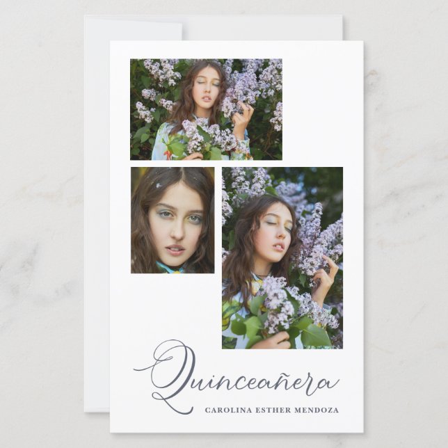 Budget Minimalist Quinceañera Spanish 3 Photos (Framsida)