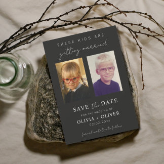 Budget, minimalist these kids are getting married  spara datumet