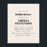 Budget - Minimalistiskt Inbjudningskort för möhipp<br><div class="desc">Budget - Minimalistiskt Inbjudningskort för möhippan</div>