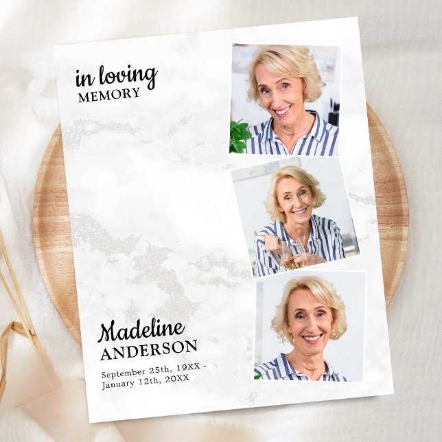 Budget Modern 3 Foto Minnesfirande Av Livet (Skapare uppladdad)