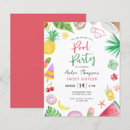 Budget Modern Bassäng Party Sommarsötad 16 dagar