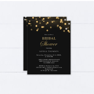 Budget Modern Black and Guld Möhippa Flyer