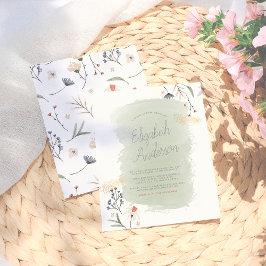 Budget Modern Boho Flowers Greenery Möhippa