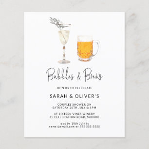 BUDGET Modern Bubbles & Brews Par Shower