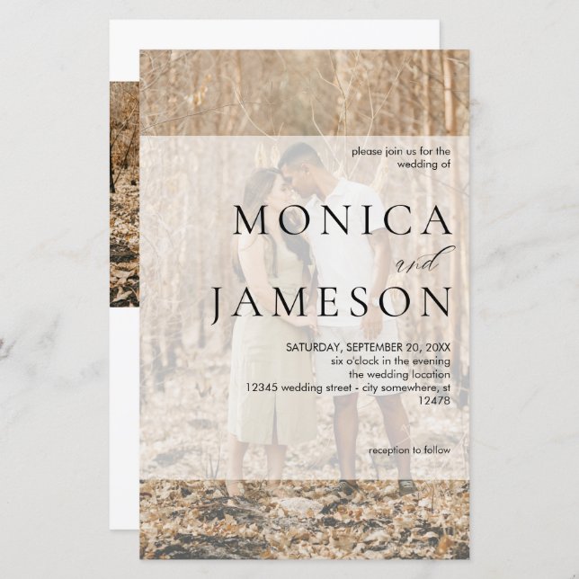 Budget Modern Duo 2 LG Photo Bröllop (Fram/baksida)