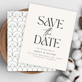 Budget Modern enkel svart elegant i bröllop kräm Flygblad