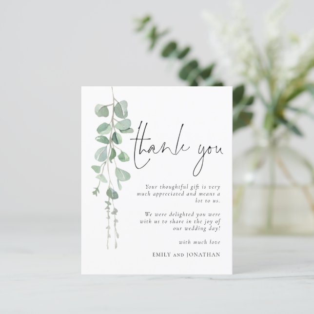 Budget Modern Eucalyptus Tack (Stående Fram)