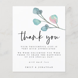 Budget Modern eukalyptus Photo Bröllop Tack