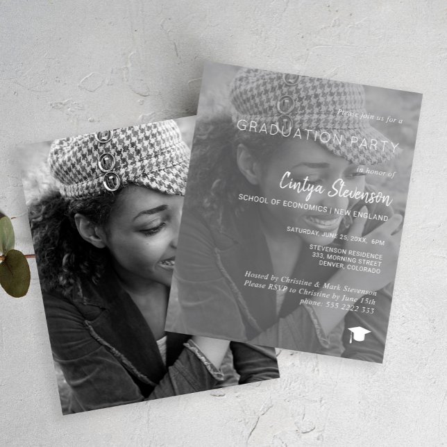 Budget modern fotobjud till examensfest (Skapare uppladdad)